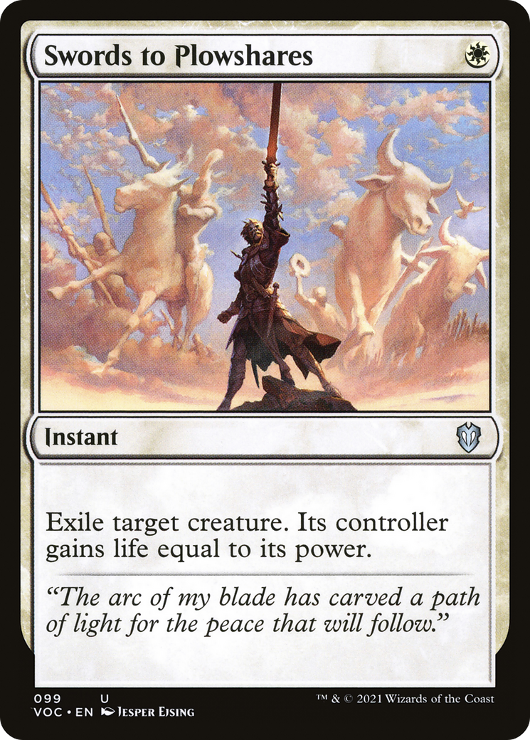 Swords to Plowshares [Innistrad: Crimson Vow Commander] | Grognard Games