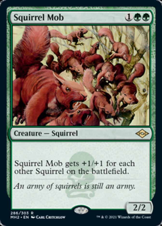 Squirrel Mob (Foil Etched) [Modern Horizons 2] | Grognard Games