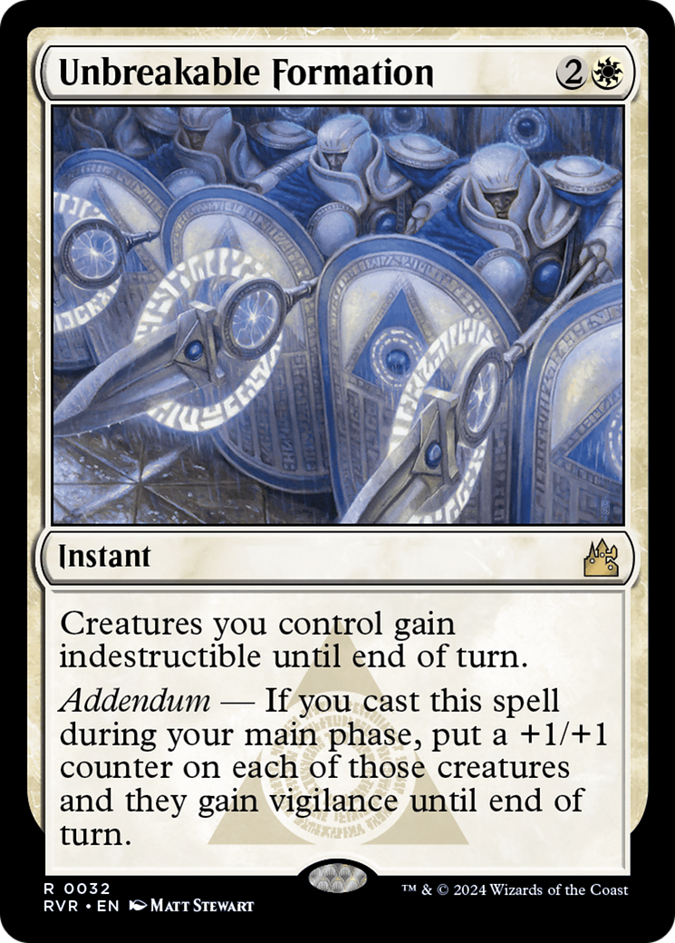 Unbreakable Formation [Ravnica Remastered] | Grognard Games