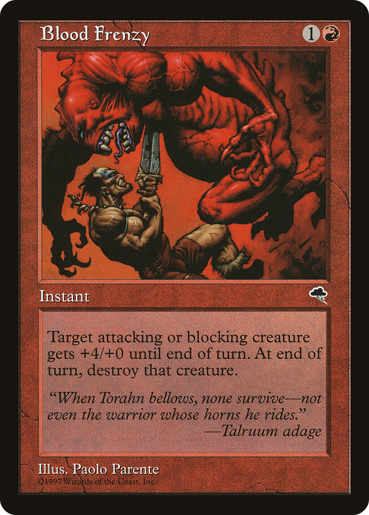 Blood Frenzy [Tempest] | Grognard Games