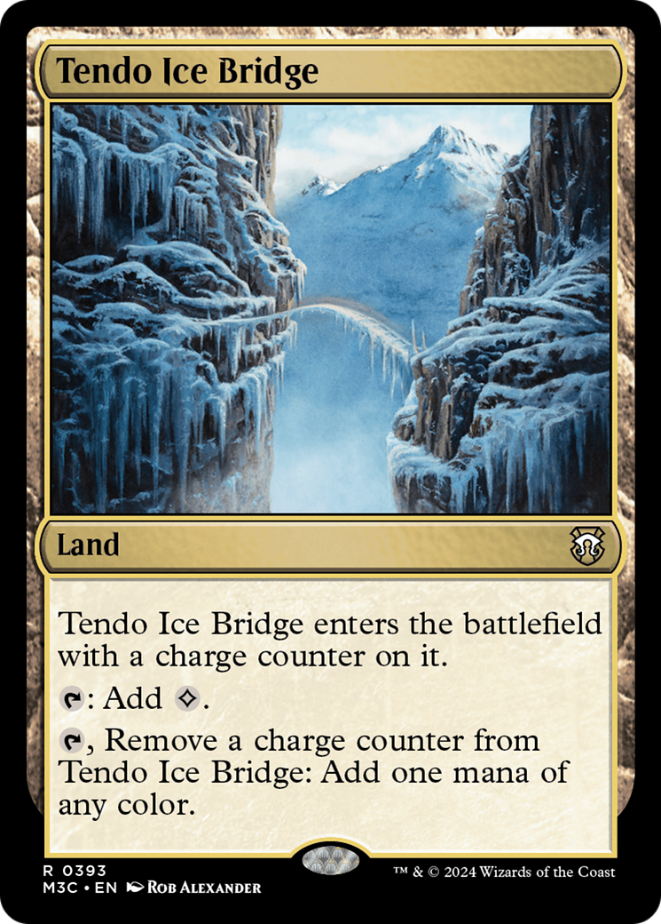 Tendo Ice Bridge (Ripple Foil) [Modern Horizons 3 Commander] | Grognard Games