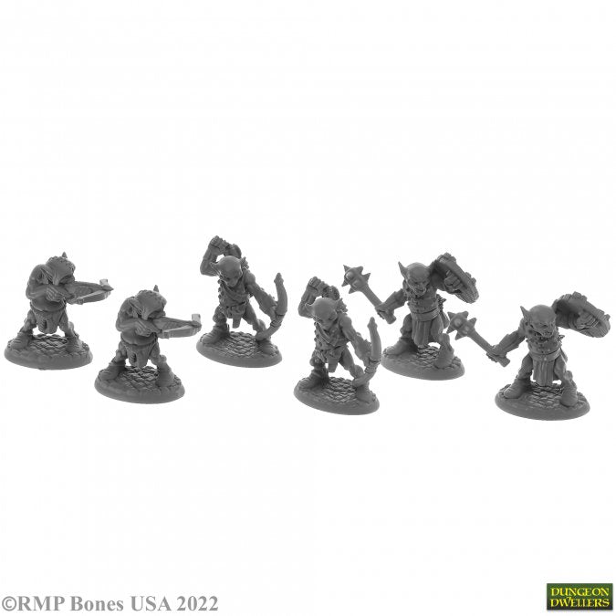 Dungeon Dwellers 07042 Goblin Pillagers (6) | Grognard Games