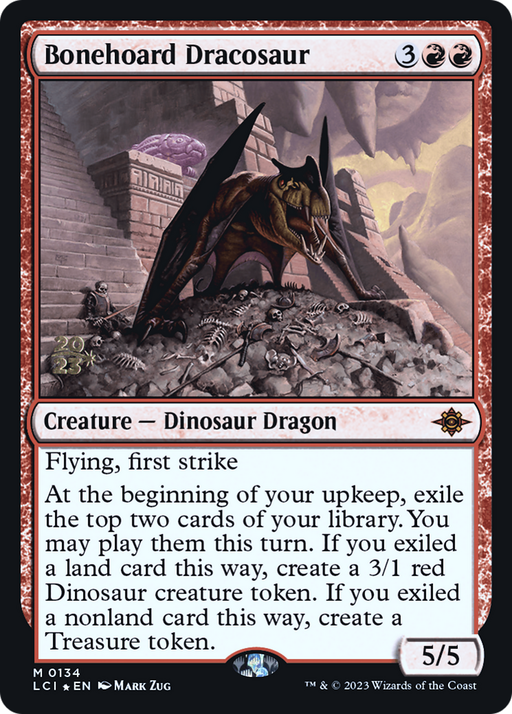 Bonehoard Dracosaur [The Lost Caverns of Ixalan Prerelease Cards] | Grognard Games