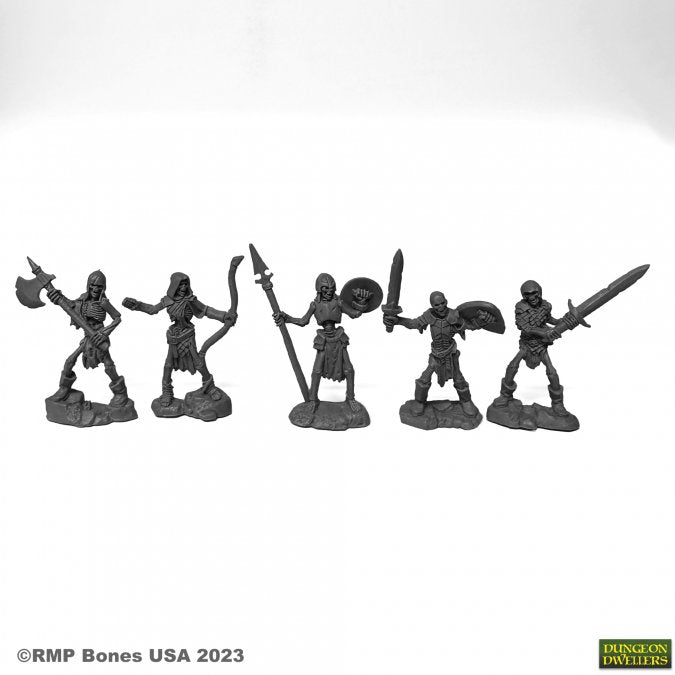 Bones 07091 Skeleton Guardians (5) | Grognard Games