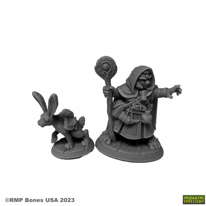 Bones 07096 Hollis Grayheath Halfling druid | Grognard Games