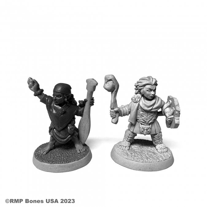 Bones 07105 HALFLING RIVER WITCH AND DRUID | Grognard Games