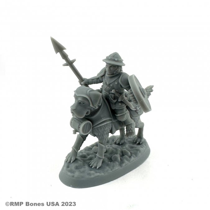 Dungeon Dwellers 07114 Male Halfling Dogrider | Grognard Games