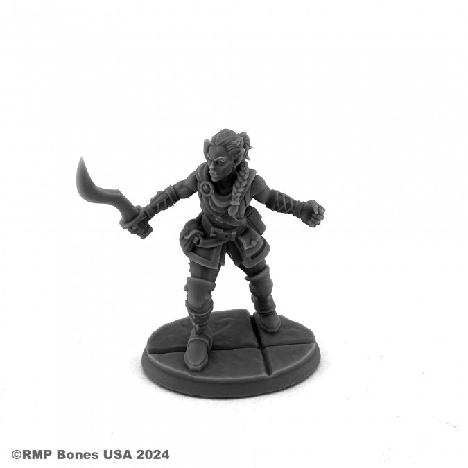 Bones 07123 EMRUL GOZGUL, HALF-ORC ROGUE (ALTERNATE SCULPT) | Grognard Games