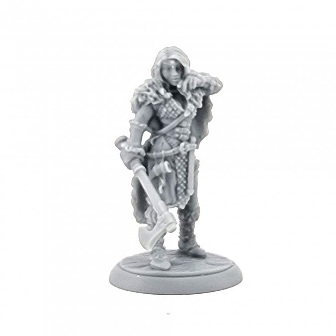 Dungeon Dwellers 07130 Maeve Greysky, Female Barbarian | Grognard Games