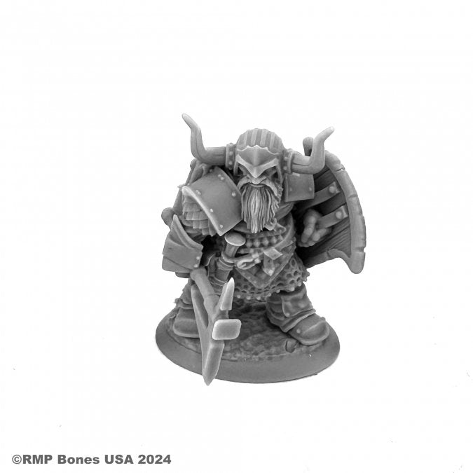 Dungeon Dwellers 07133 Dromn Ironsworn, Dwarf Fighter | Grognard Games