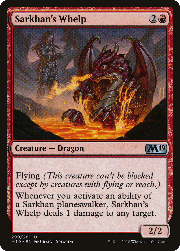 Sarkhan's Whelp [Core Set 2019] | Grognard Games