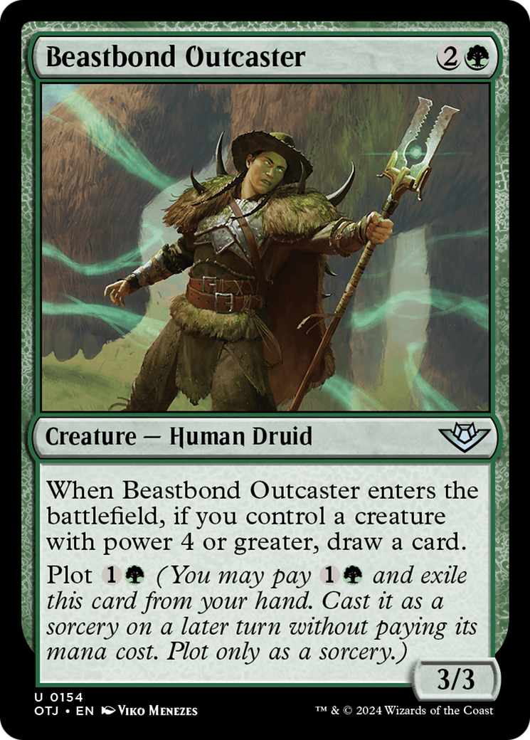 Beastbond Outcaster (OTJ-154) - Outlaws of Thunder Junction Foil | Grognard Games