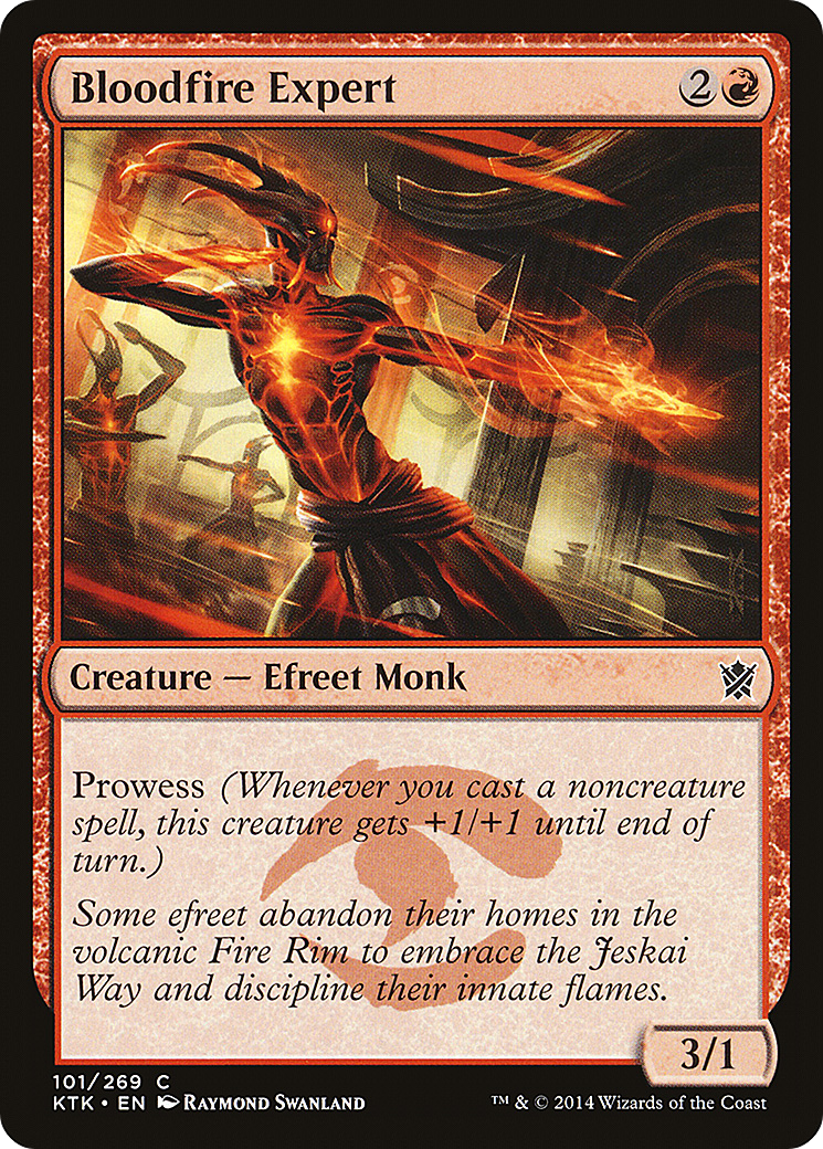 Bloodfire Expert [Khans of Tarkir] | Grognard Games
