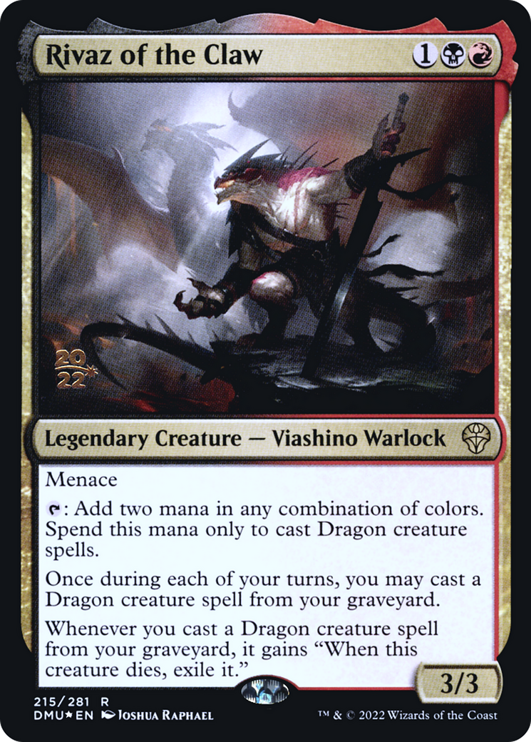 Rivaz of the Claw [Dominaria United Prerelease Promos] | Grognard Games
