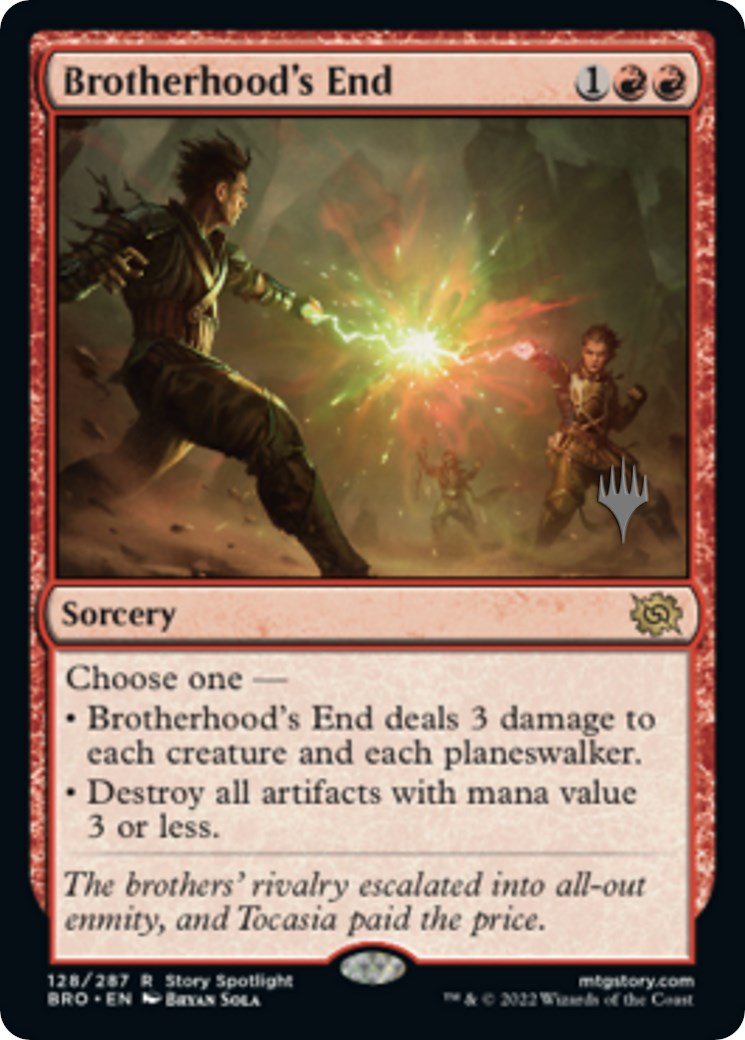 Brotherhood's End (Promo Pack) [The Brothers' War Promos] | Grognard Games