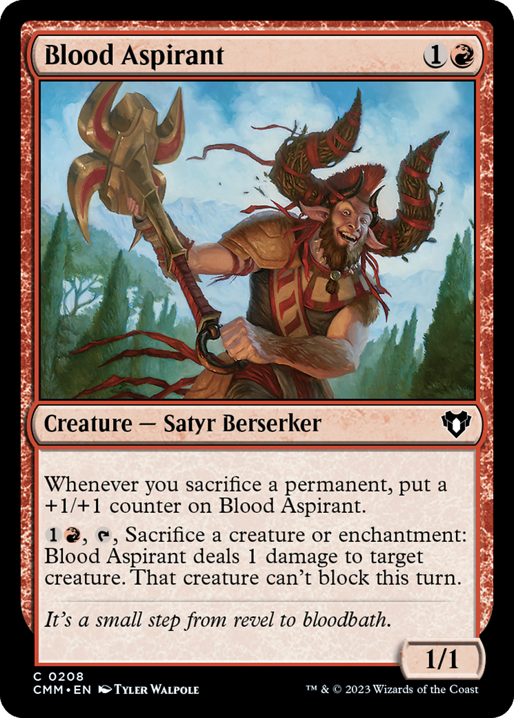 Blood Aspirant [Commander Masters] | Grognard Games