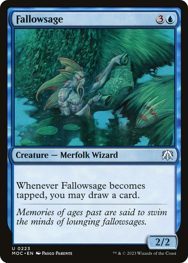 Fallowsage [March of the Machine Commander] | Grognard Games