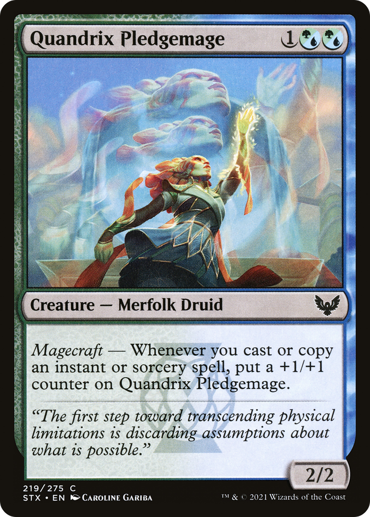Quandrix Pledgemage [Strixhaven: School of Mages] | Grognard Games