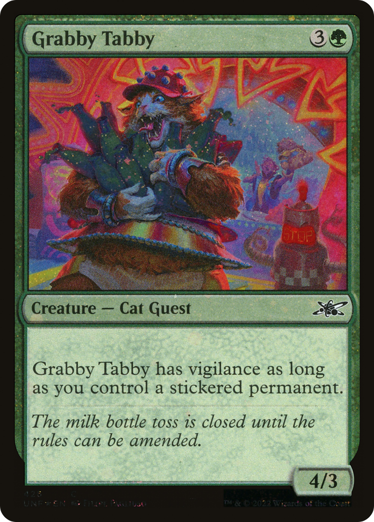Grabby Tabby (Galaxy Foil) [Unfinity] | Grognard Games
