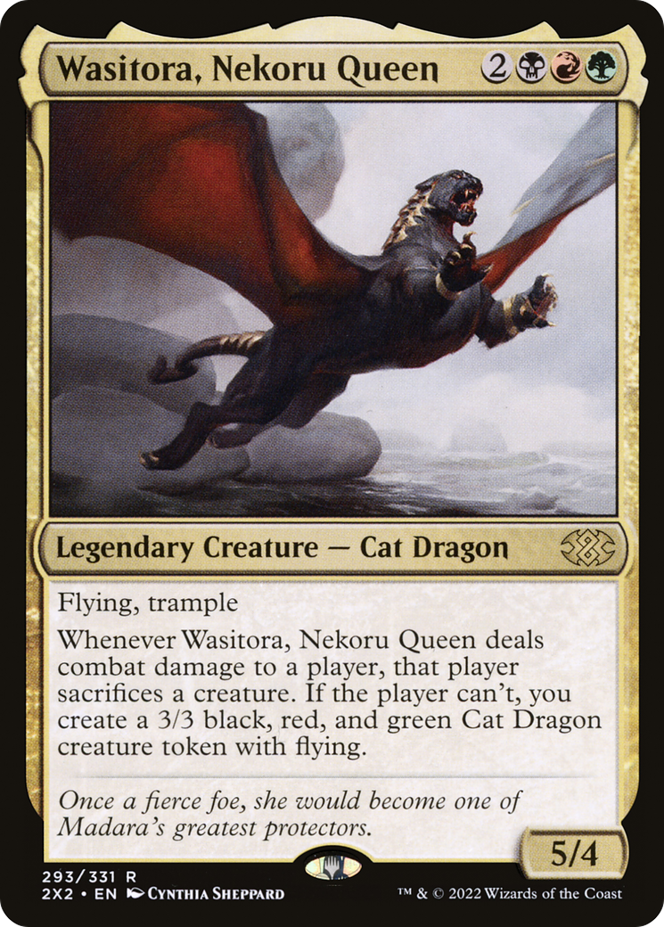 Wasitora, Nekoru Queen [Double Masters 2022] | Grognard Games