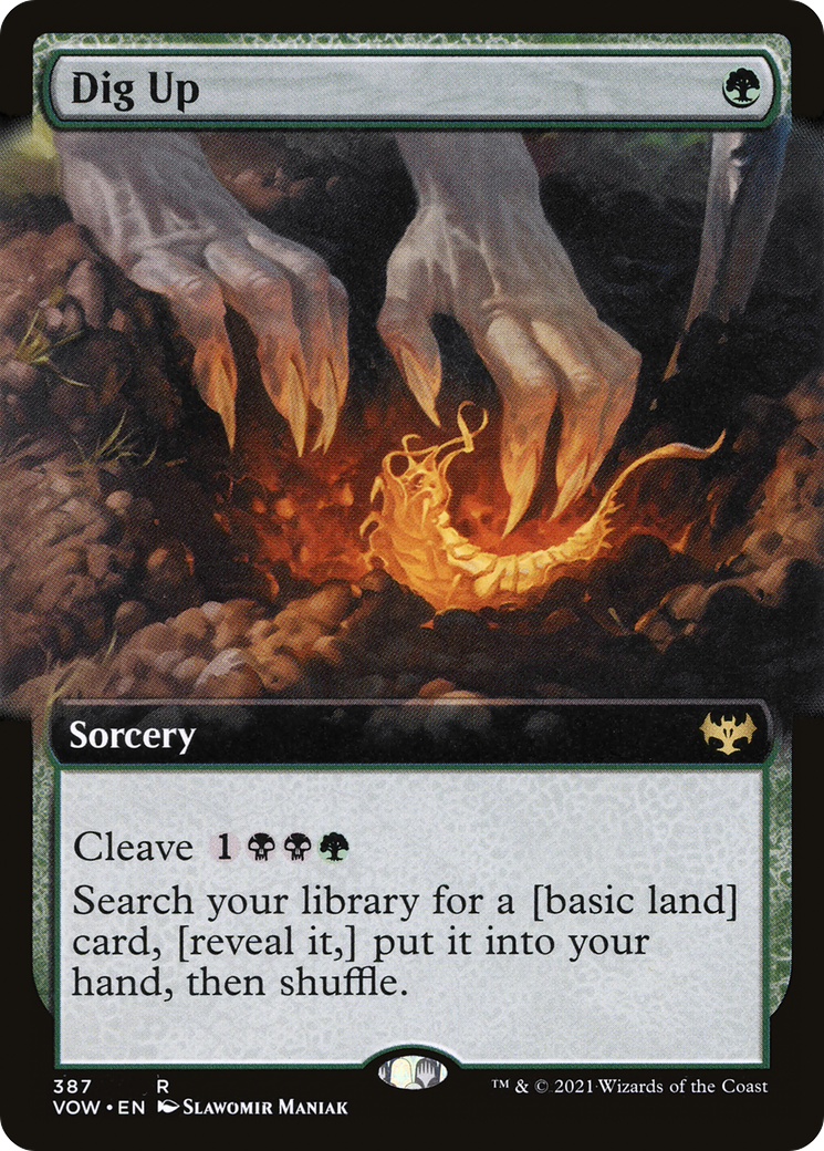 Dig Up (Extended) [Innistrad: Crimson Vow] | Grognard Games