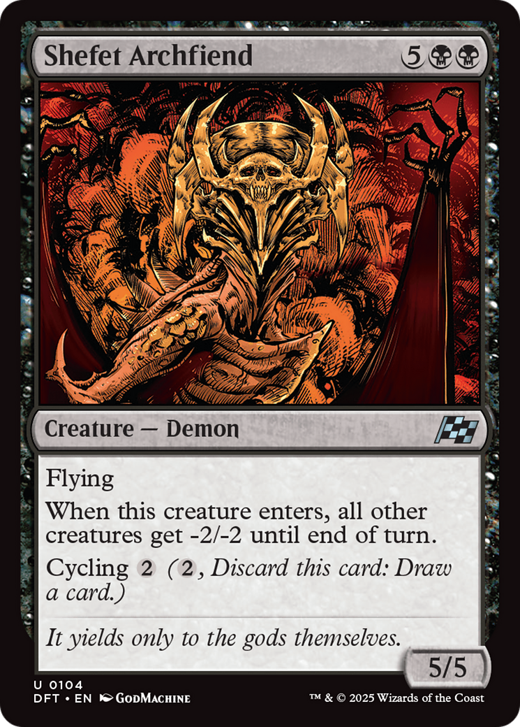 Shefet Archfiend [Aetherdrift] | Grognard Games