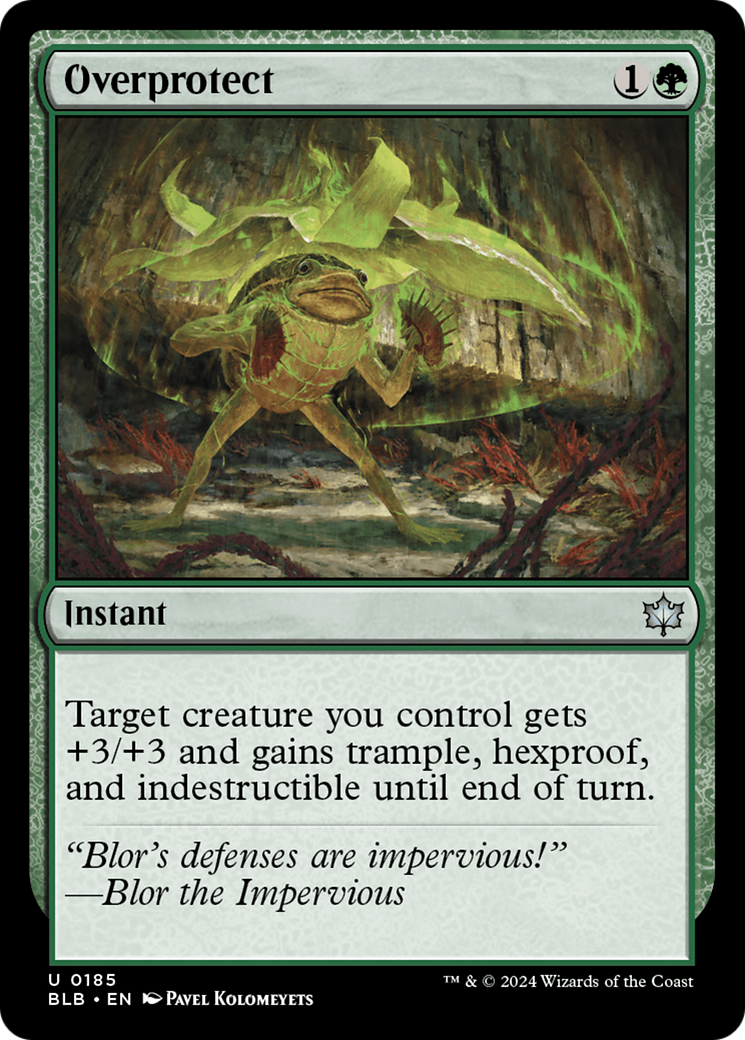 Overprotect (BLB-185) - Bloomburrow Foil | Grognard Games