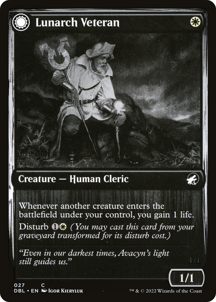 Lunarch Veteran // Luminous Phantom [Innistrad: Double Feature] | Grognard Games