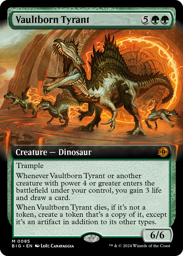 Vaultborn Tyrant (Extended Art) [Outlaws of Thunder Junction: The Big Score] | Grognard Games