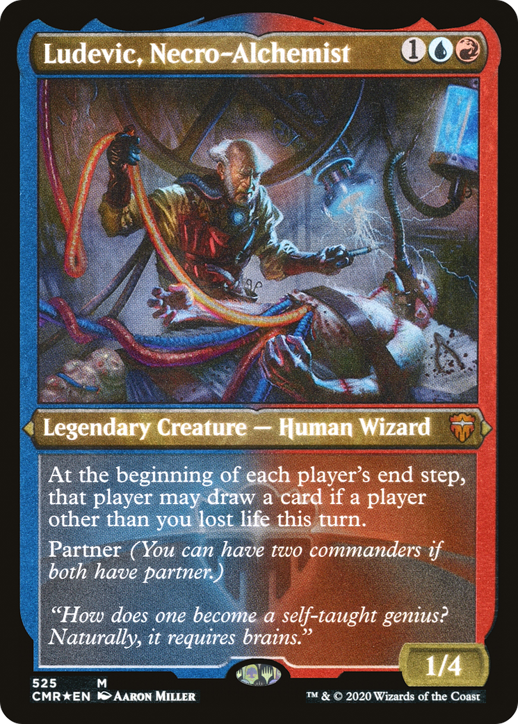Ludevic, Necro-Alchemist (CMR-525) - Commander Legends Foil | Grognard Games