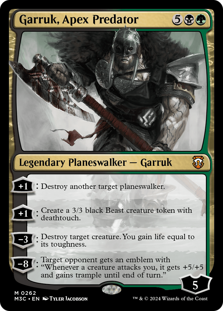 Garruk, Apex Predator (M3C-262) - Modern Horizons 3 Commander Foil | Grognard Games