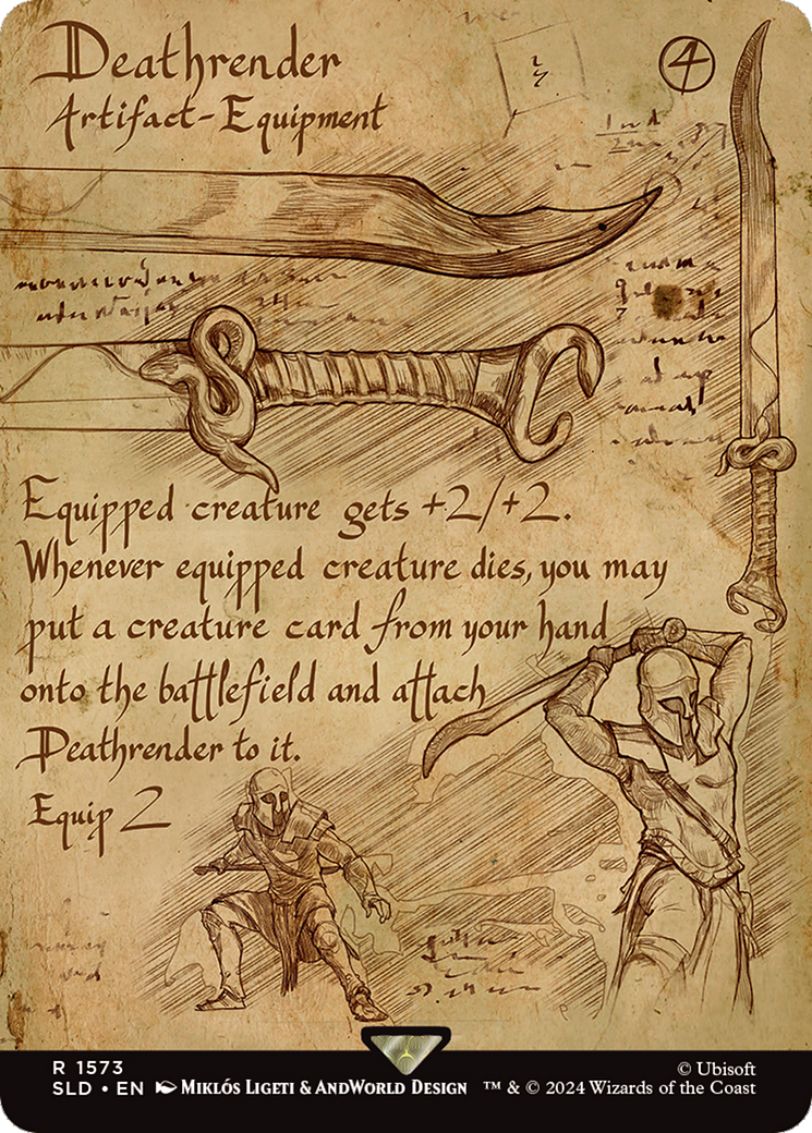 Deathrender (SLD-1573) - Secret Lair Drop (Borderless) Foil | Grognard Games