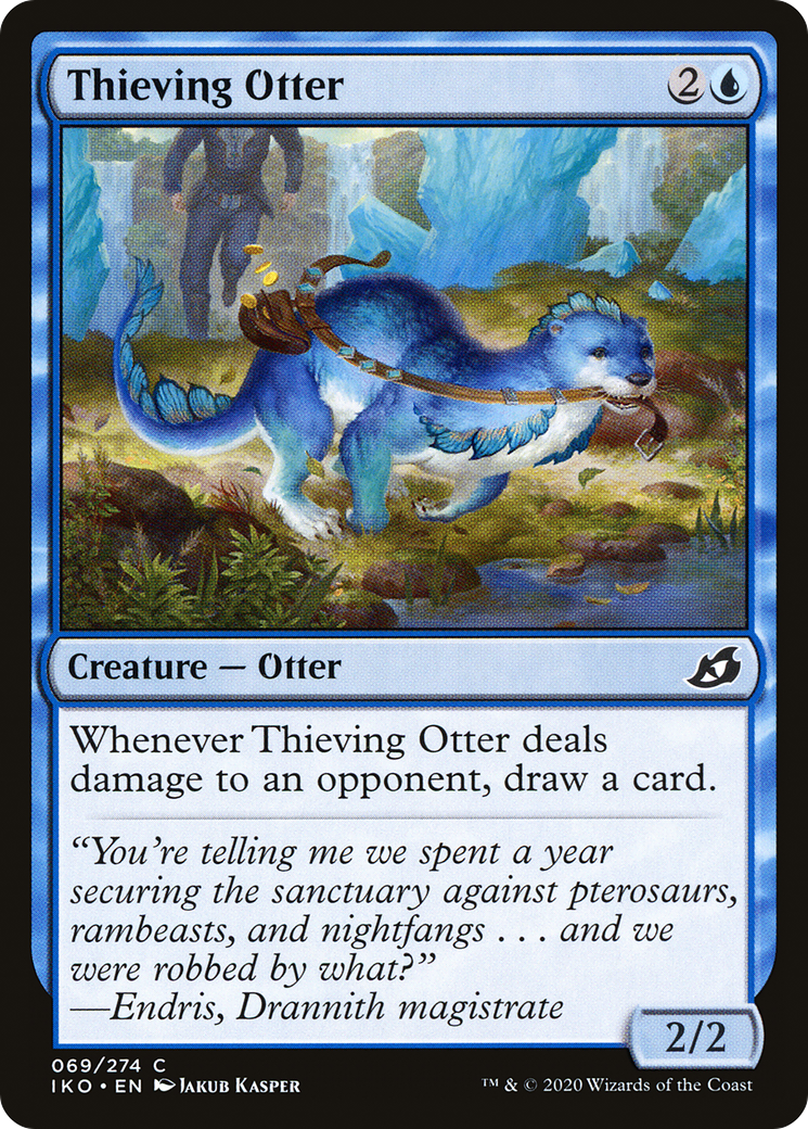 Thieving Otter (IKO-069) - Ikoria: Lair of Behemoths Foil | Grognard Games