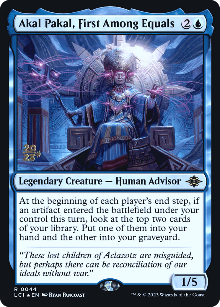 Akal Pakal, First Among Equals [The Lost Caverns of Ixalan Prerelease Cards] | Grognard Games