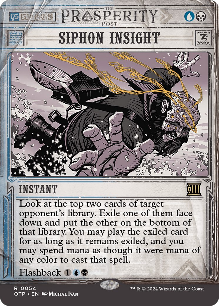 Siphon Insight [Outlaws of Thunder Junction: Breaking News] | Grognard Games