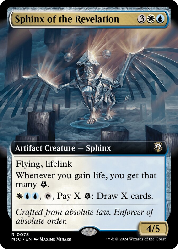 Sphinx of the Revelation (Extended Art) [Modern Horizons 3 Commander] | Grognard Games