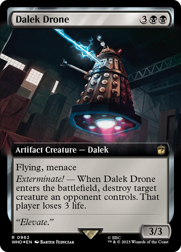 Dalek Drone (Extended Art) (Surge Foil) [Doctor Who] | Grognard Games