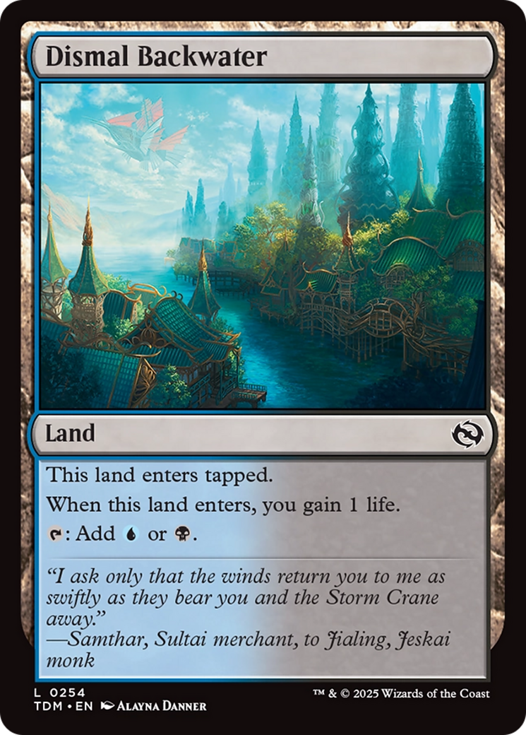 Dismal Backwater [Tarkir: Dragonstorm] | Grognard Games