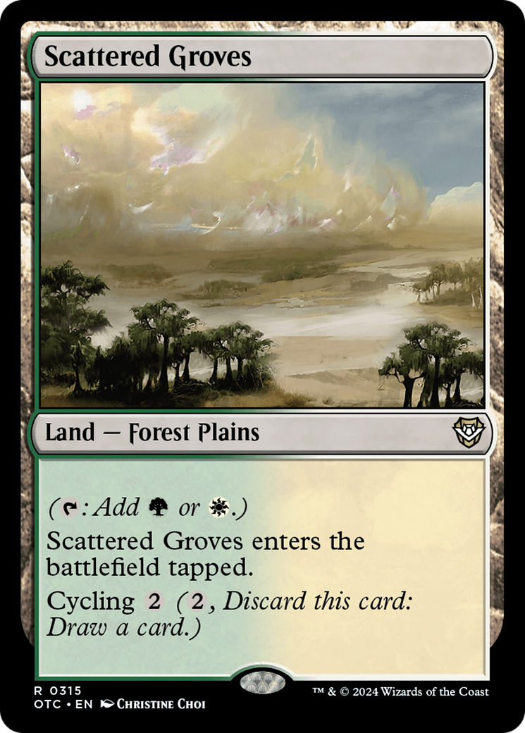 Scattered Groves [Outlaws of Thunder Junction Commander] | Grognard Games