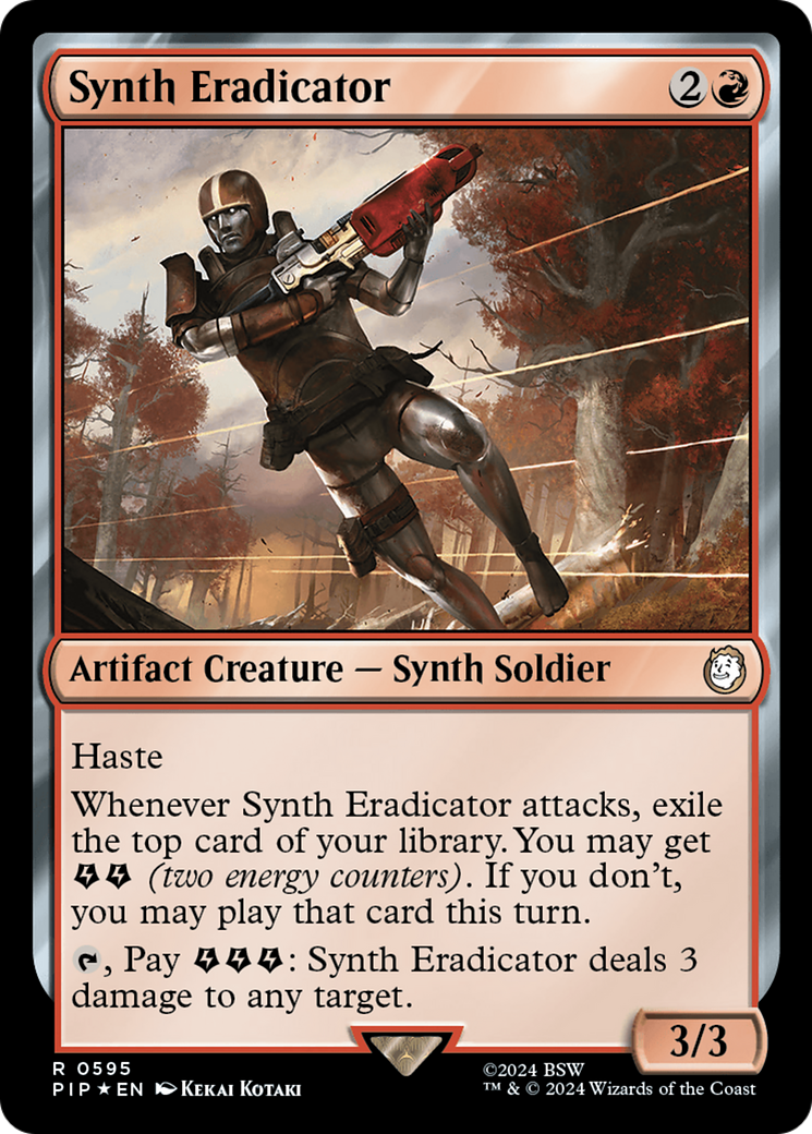 Synth Eradicator (Surge Foil) [Fallout] | Grognard Games