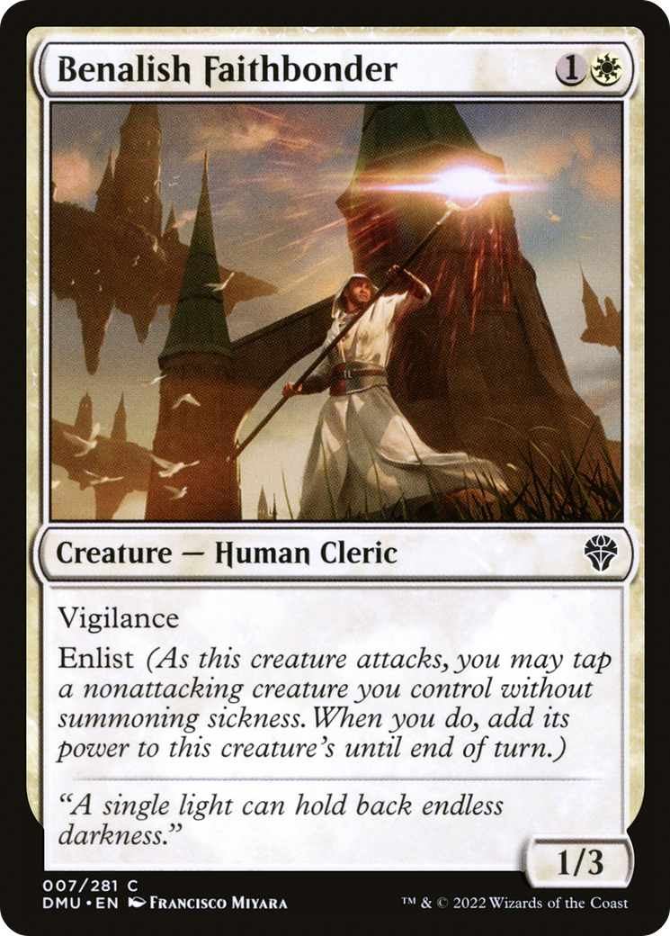 Benalish Faithbonder [Dominaria United] | Grognard Games