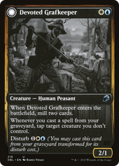 Devoted Grafkeeper // Departed Soulkeeper [Innistrad: Double Feature] | Grognard Games