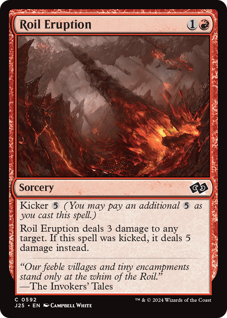 Roil Eruption [Foundations Jumpstart] | Grognard Games