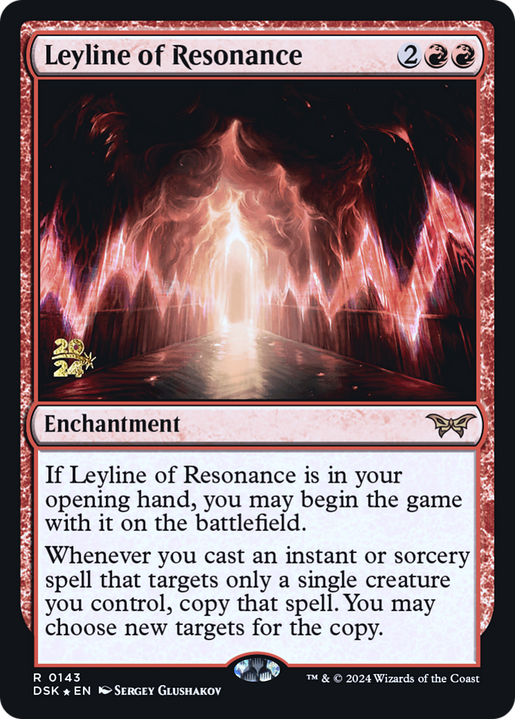 Leyline of Resonance [Duskmourn: House of Horror Prerelease Promos] | Grognard Games