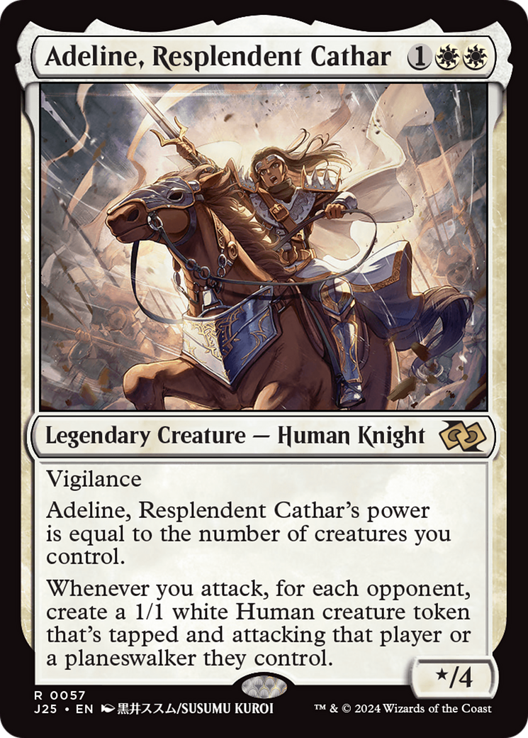 Adeline, Resplendent Cathar (Anime) [Foundations Jumpstart] | Grognard Games