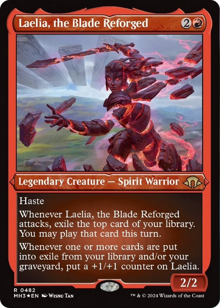 Laelia, the Blade Reforged (Foil Etched) [Modern Horizons 3] | Grognard Games