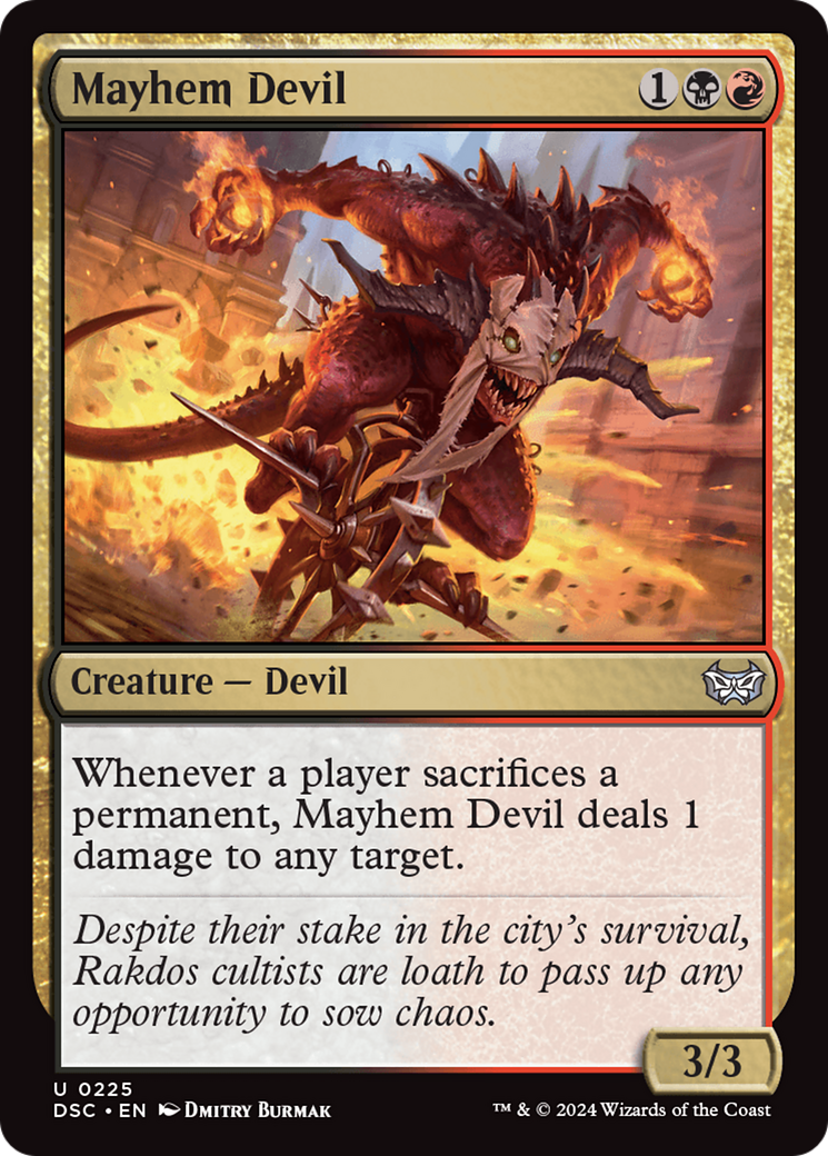 Mayhem Devil [Duskmourn: House of Horror Commander] | Grognard Games