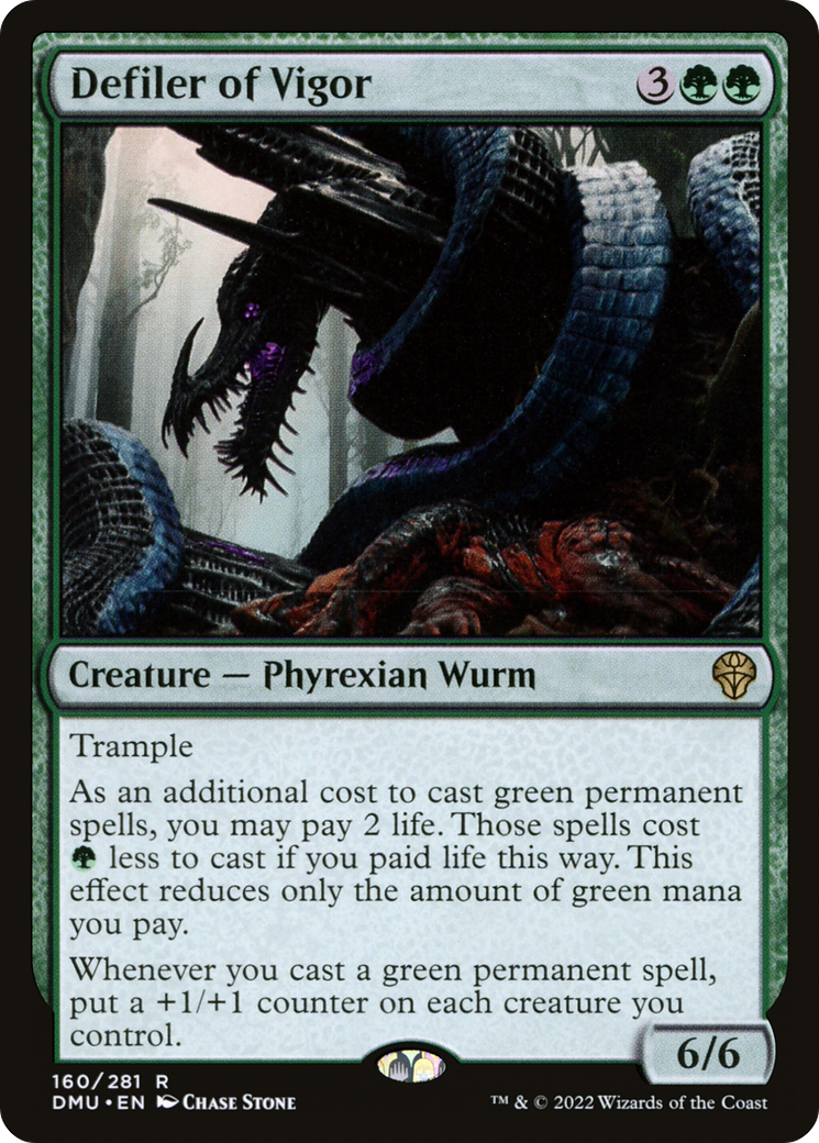 Defiler of Vigor (DMU-160) - Dominaria United Foil | Grognard Games