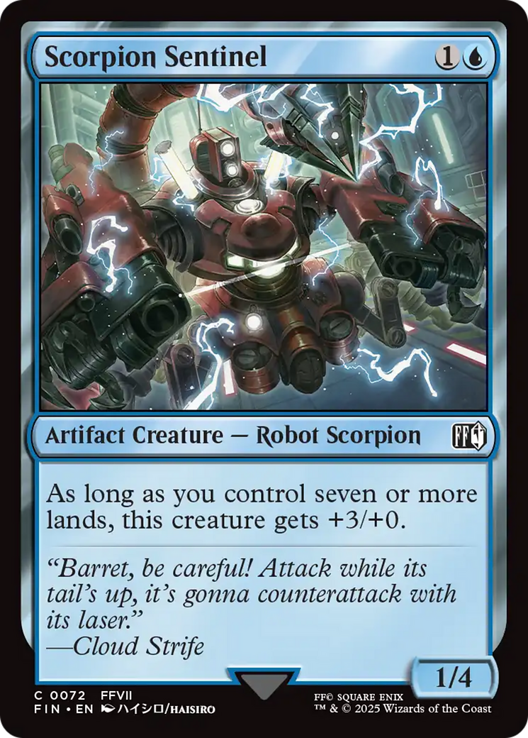 Scorpion Sentinel (FIN-072) - FINAL FANTASY Foil | Grognard Games