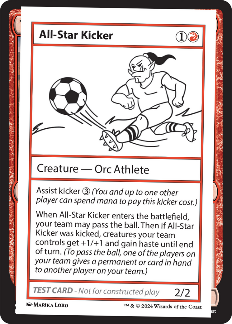 All-Star Kicker [Mystery Booster 2 Playtest Cards] | Grognard Games